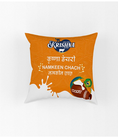 Masala Chach or Butter Milk Pouch Design branding butter milk dairy dairy products food packaging food products logo design masala chach pouch design pouch packaging