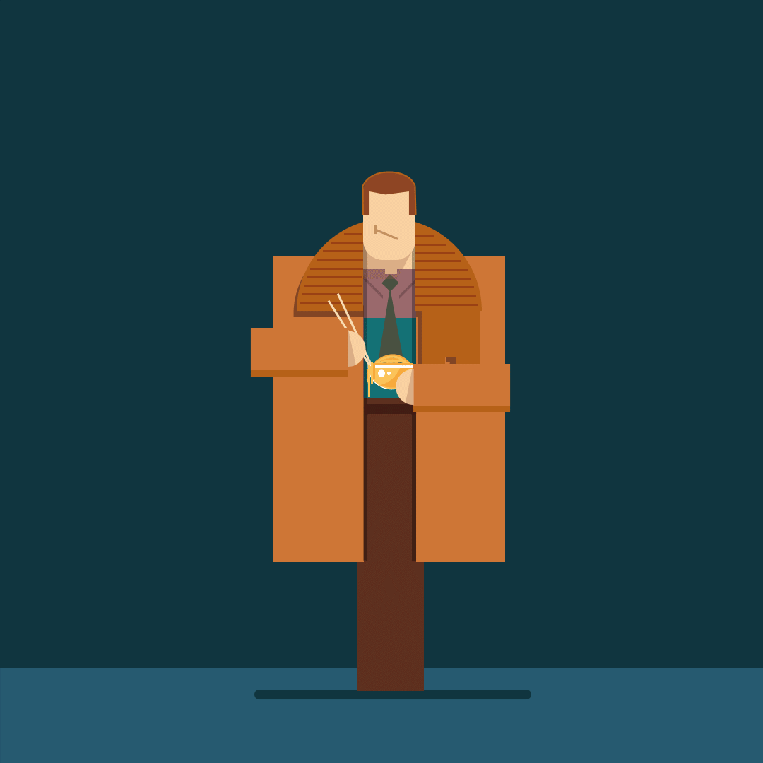 Noodles 2d animation after effects animation blade runner illustration noodles