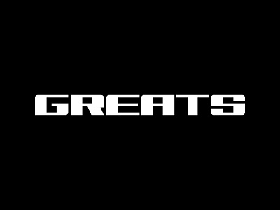Greats logo identity lettering logo logo design logo designer logotype