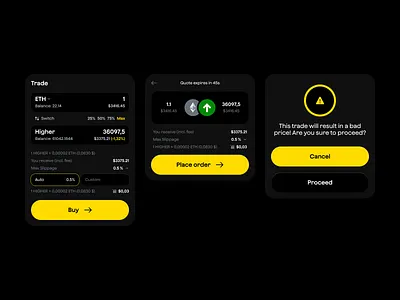 Tokepad/trade widget crypto design graphic design illustration tokepad trade ui ux widget