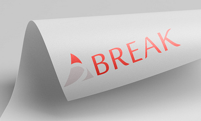 BREAK Logo branding graphic design illustrator logo