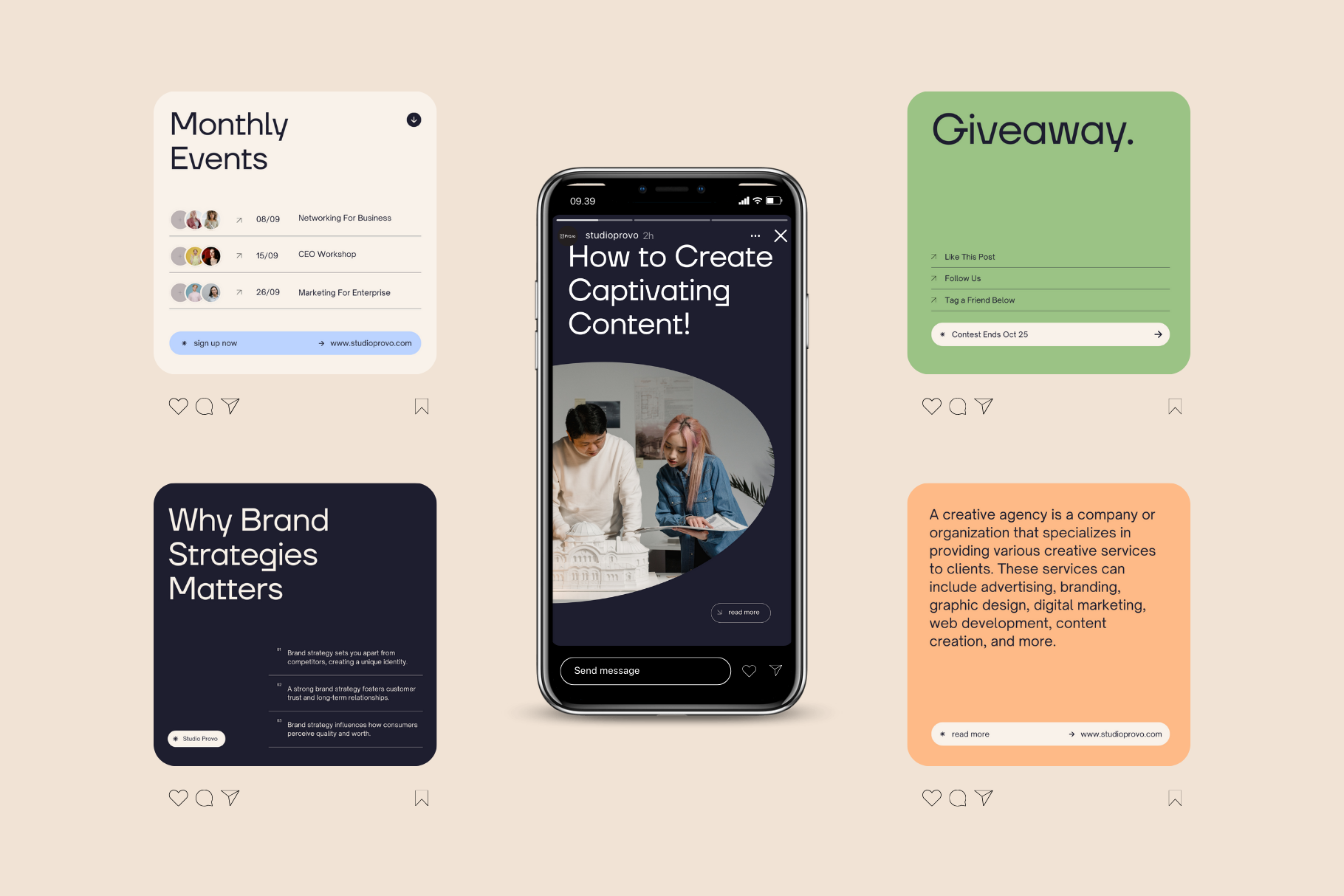 Business | Instagram Template Kit branding canva canva template graphic design instagram instagram post instagram story instagram template social media ui
