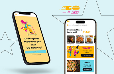 Food delivery mobile app animation app app prototype figma food delivery graphic design illustration logo mobile app motion graphics order tracking ui ux vector