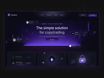 Syndrome - Landing Page ui