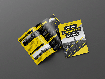 Corporate A5 Bi-fold Brochure agency brochure alnurtarique annual report brochure design business brochure capability statement corporate brochure editorial design flyer design graphic design leaflet professional brochure robi khan