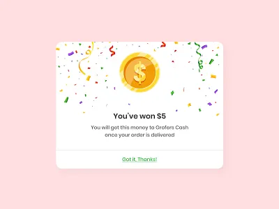 Success Pop-Up cashback popup done popup success success popup ui ux