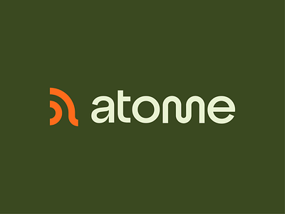 Atome a abstract ai atom bold branding circles clever finance fintech geometry logo mark minimal money payment saas startup technology web