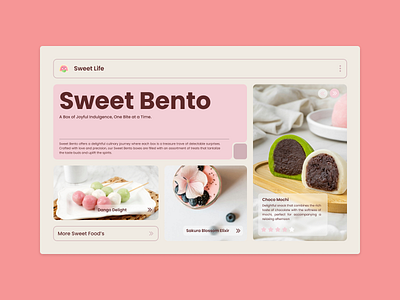 Sweet Bento | Bento Design app bento bento design branding design food graphic design illustration ui ui design ux design