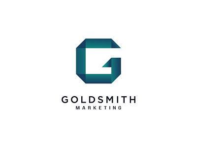 Goldsmith Marketing - Logo design authentic branding g letter geometric gold goldsmith graphic design logo minimal
