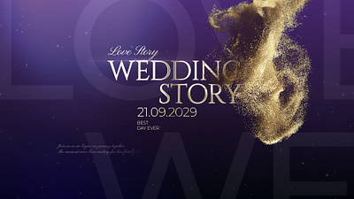 Wedding Golden Titles Pack for After Effects instagram memories wedding