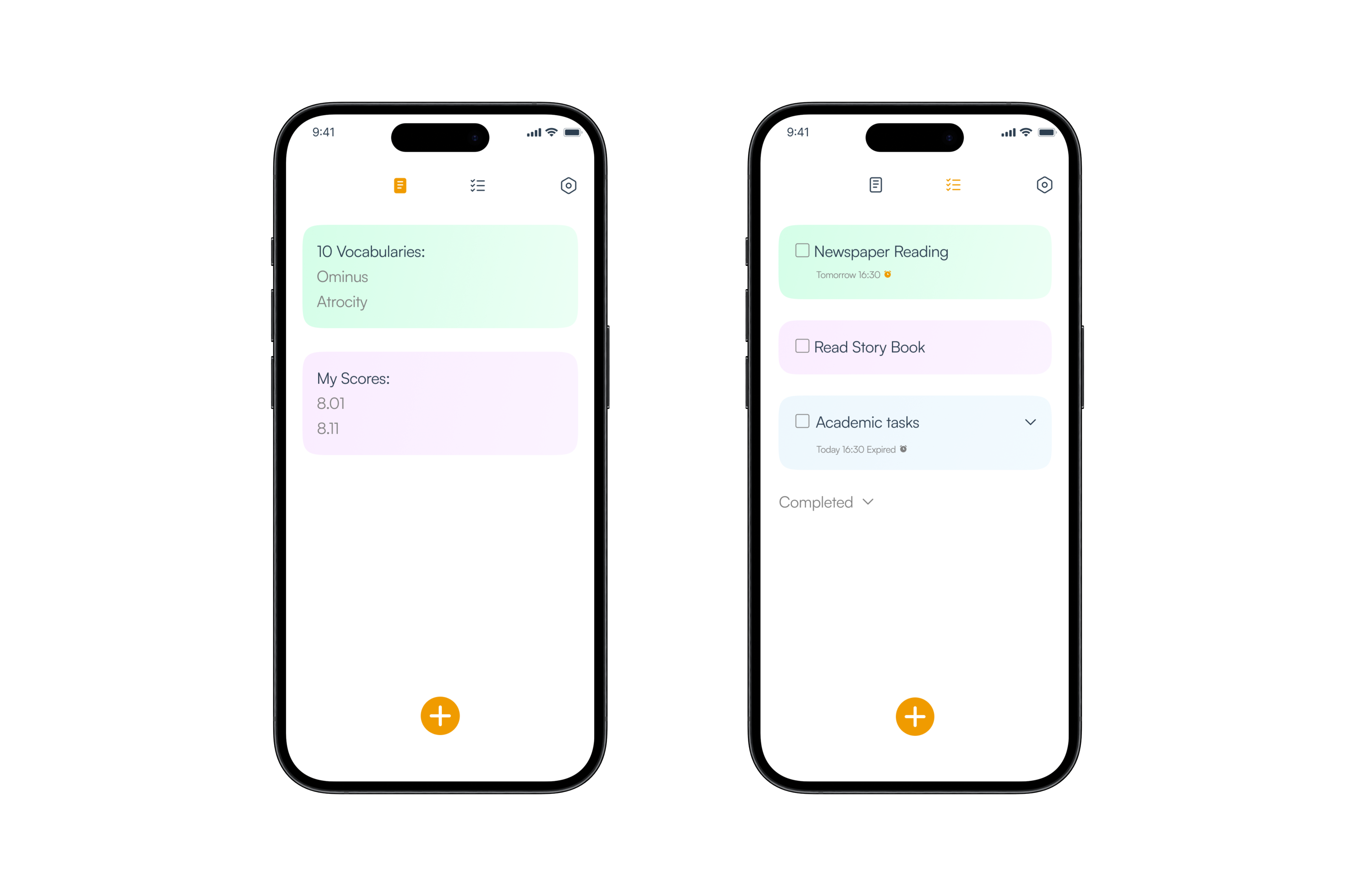Notes&Tasks colour theory figma design information architecture mobile app design product design typography ui ui design uiux uiux design user experience design visual design