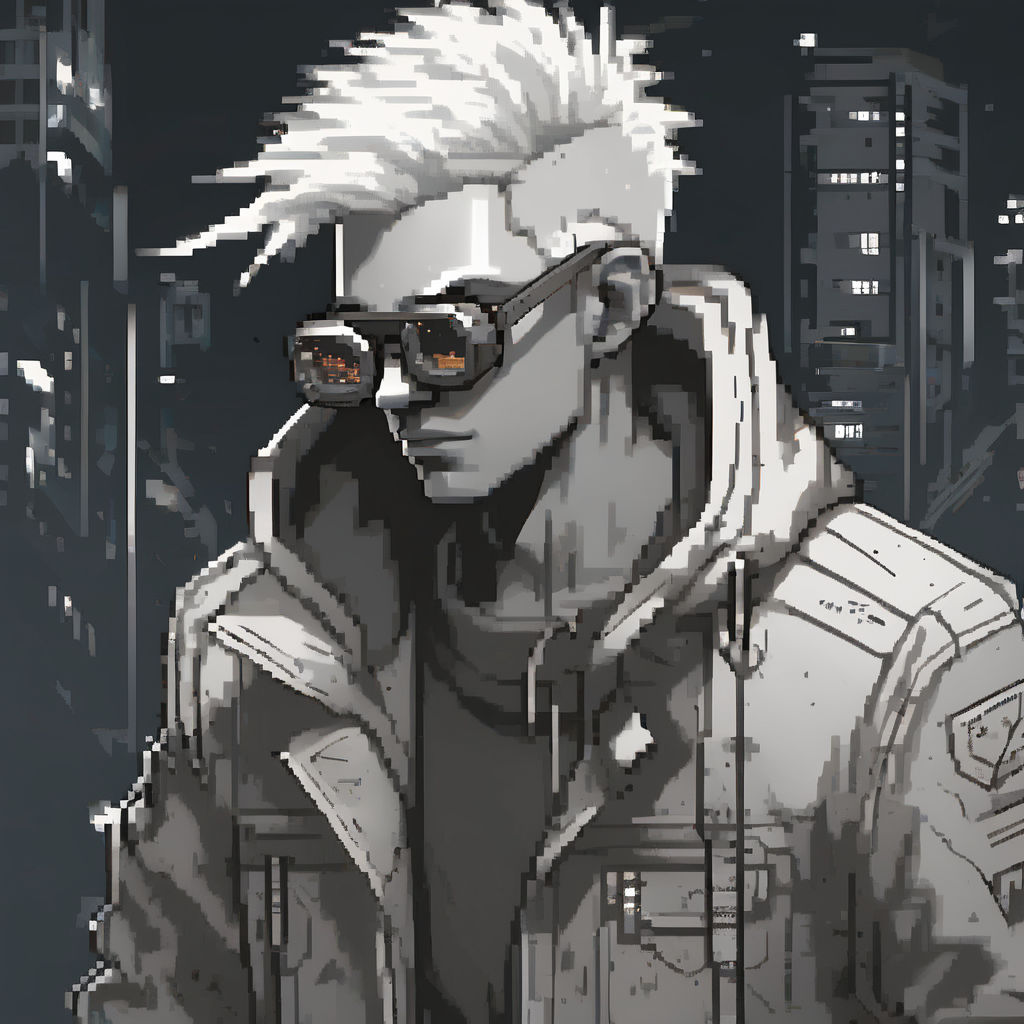 Cyberpunk B/W By Rishit On Dribbble