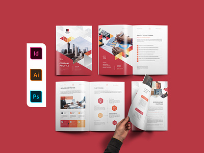 Company Profile annual report brifold brochure brochure design business card catalog company profile design flyer design magazing design