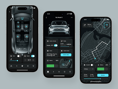 Electric Vehicle Mobile App