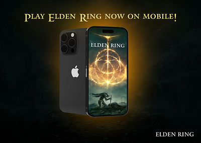 Elden Ring UI Mobile Game 3d animation app branding design eldenring game graphic design logo mobile motion graphics portfolio ui ux