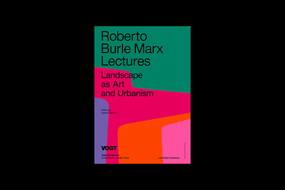 Poster design – Roberto Burle Marx Lectures graphic design illustration layout poster design print typography