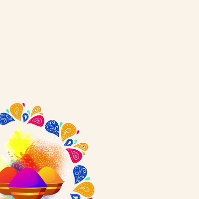 Happy Holi Animated GIF animated animatedcheers animation dribblemagic graphic design happy holi holi gif holi post holi wishes social media post socialmediapost