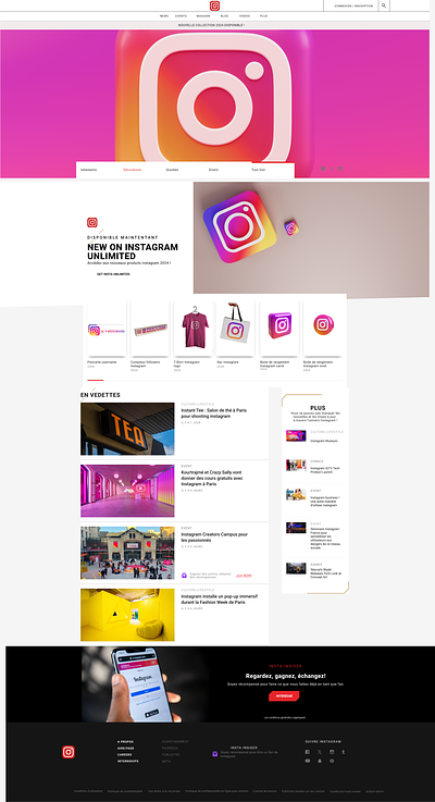 Instagram Shop | Creative project 3d animation branding design graphic design insta instagram landing page logo motion graphics portfolio shop social media ui ux web design webdesign website