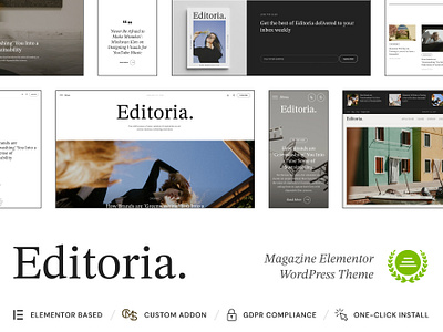 Editoria - Viral Magazine & Newspaper WordPress Theme blog blogdesign cmsmasters cmsmastersdesign editorial editorialwordpress elementor envato magazinedesign themeforest webdesign websitebuilder websitedesign wordpress