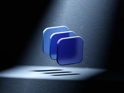 Layers Logo Animation 3d 3dmotion animation b3d blender layers lighting logo minimal motion render