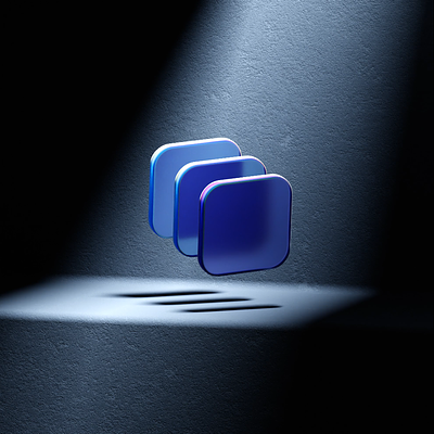 Layers Logo Animation 3d 3dmotion animation b3d blender layers lighting logo minimal motion render