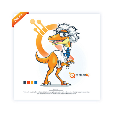TECTRONIQ Mascot Illustration graphic design