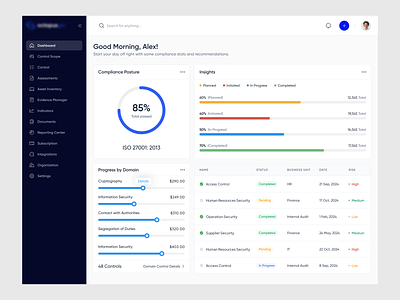 Cybersecurity Compliance Overview 3d app branding compliance compliance security cyber web app design homepage illustration logo mobile app reseach risk management security security compliance security ui security ux ui uiux design web app