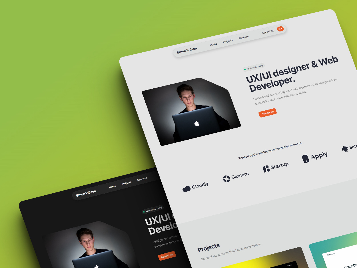 Creative Ux Ui Designer Web Developer Html Portfolio Template By Tigma Template On Dribbble Creative Ux Ui Designer Web Developer Html Portfolio Template By Tigma Template On Dribbble