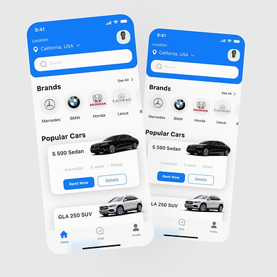 Car Rental App car rental car rental app mobile app design ui ux