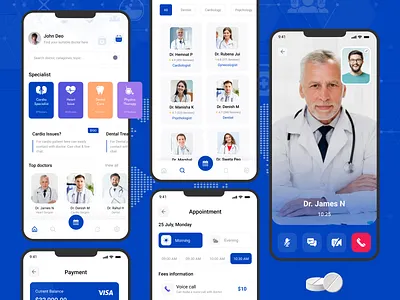 Legion Clinic - Mobile App animation app app design application case study design login logo medical app mobile app mobile ui motion graphics typography ui uiux ux