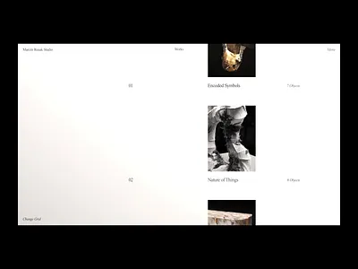 Marcin Rusak Studio - Works animation design ivan ivngbv portfolio studio typography ui ux video web website works