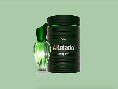 Perfume - Modeling and rendering 3d lighting modeling perfume perfumery product design rendering