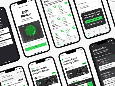 GuardPass app design system figma miro product design ui ux