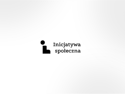 Inicjatywa społeczna - logo for community events promoter community logo design event logo logo design logotype minimalism organisation logo social logo