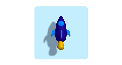 3D Rocket Animation - Using Spline 3d animation flat design graphic design rocket spline