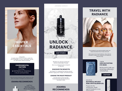 Newsletter Design for Skincare Brand email email design email marketing klaviyo newsletter newsletter design