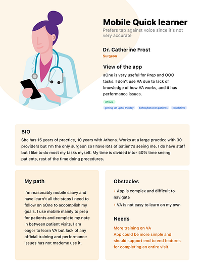 Physician Personas personas ux