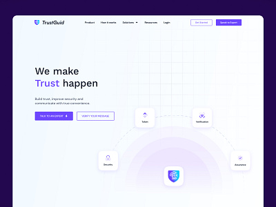 Trust Guide branding ui ux web web design webdesign website website design