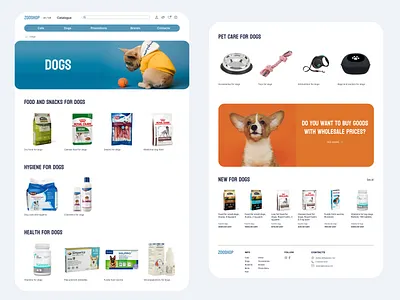 Concept of e-commerce website, zoo shop animation banners design e commerce graphic design information architecture mockup prototyping research site map task flow ui uiux design user flow ux web design website