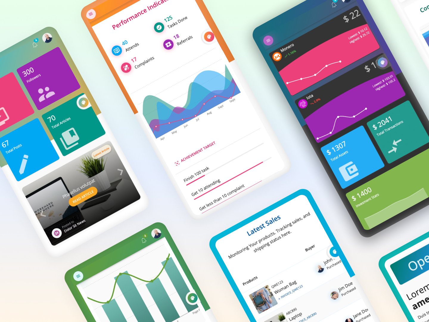 Mobile App Systems by wewewedot on Dribbble