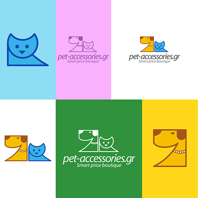 Pet Accessories Brand Identity Desing 3d animal animation brand branding cat color creative design dog graphic design illustration logo mobile motion graphics pet simple ui vector web