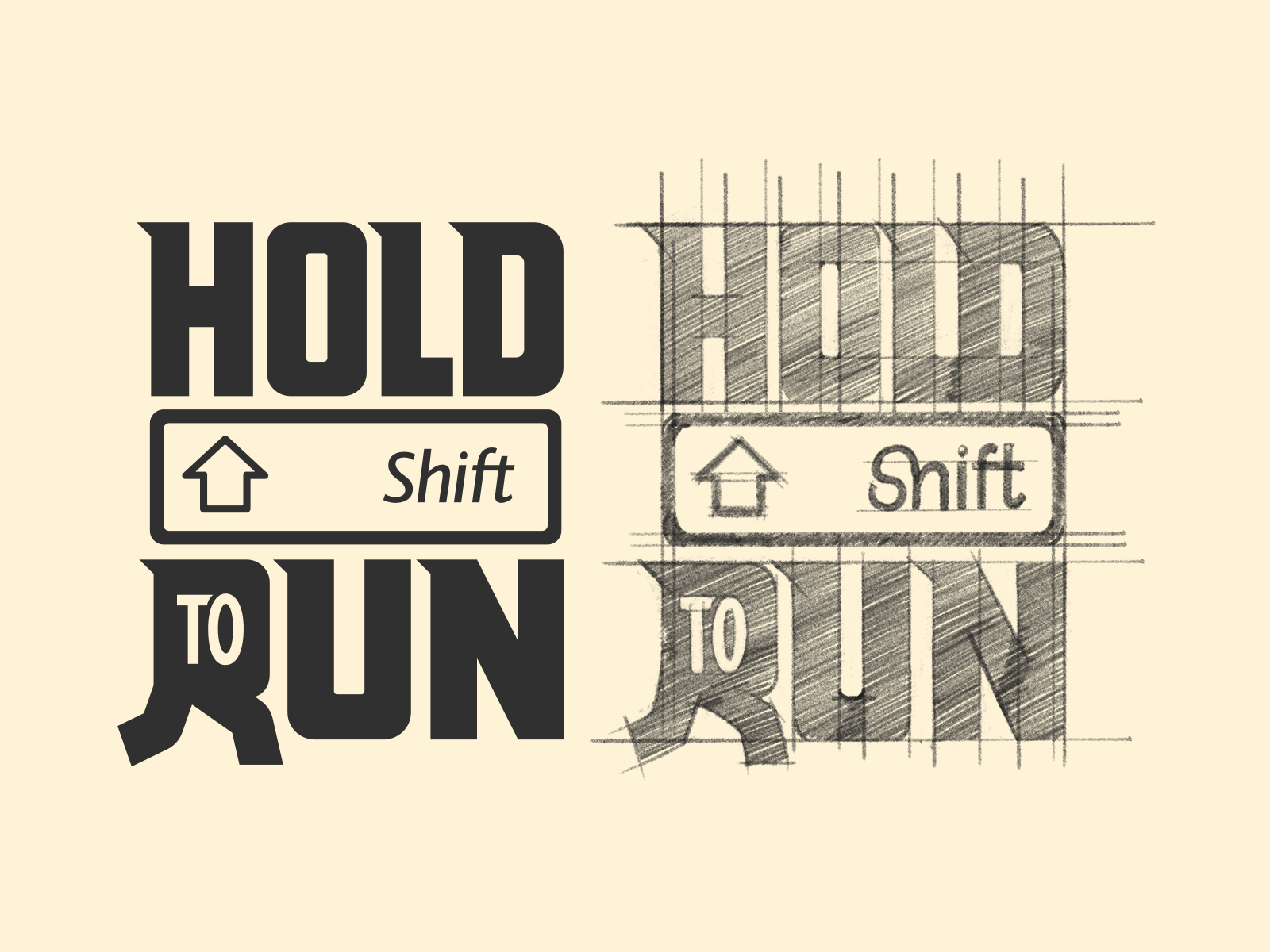 Example of T Shirt Print With Hand Lettering