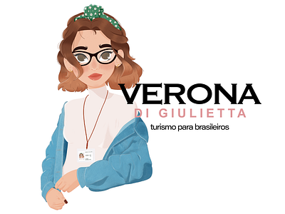 Logo Design - Verona di Giulietta branding creative digital art graphic design ill illustration italy logo tour leader travel