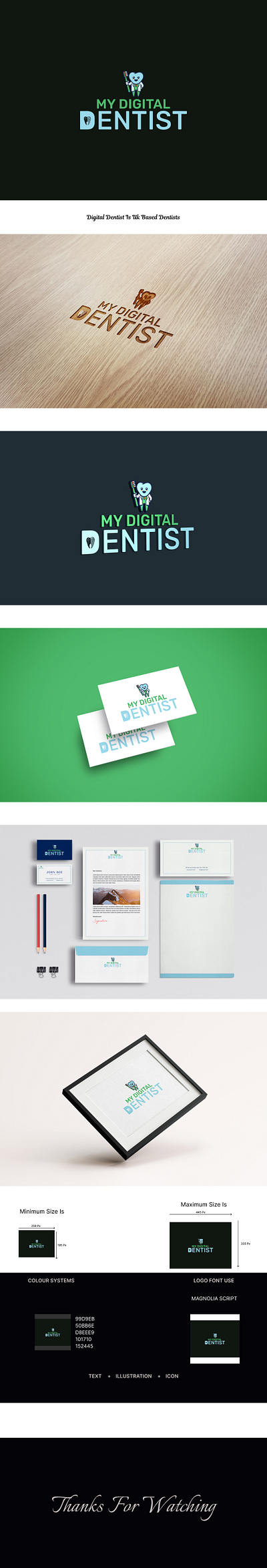 my digital dentist logo brand dental dental logo dentist logo graphic design logo logo design