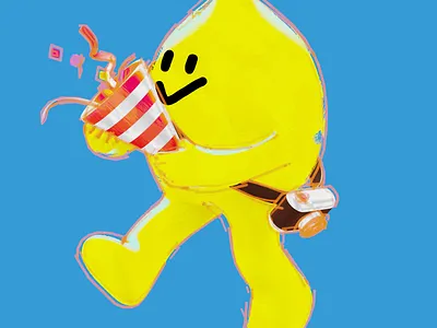 Lemon8 Stylized Design 3d b3d blender c4d cinema4d figure lemon8 octane