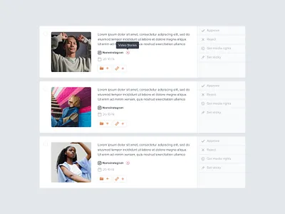 Social media widget UI components container dashboard design e commerce ecommerce product product design shopping social media templates ui ui kit widget
