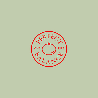 Perfect Fruit badge illustration