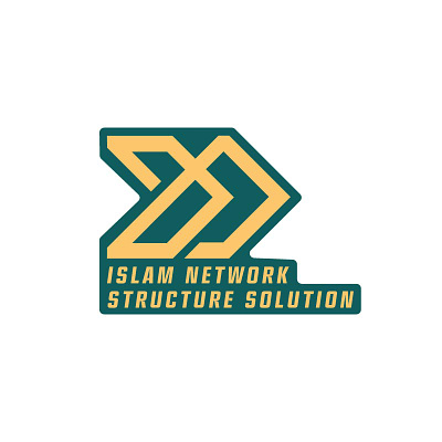 Islam Network Structure Solution branding graphic design johirulxohan logo