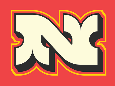 No brand branding design graphic design icon illustration letter lettering logo n vector