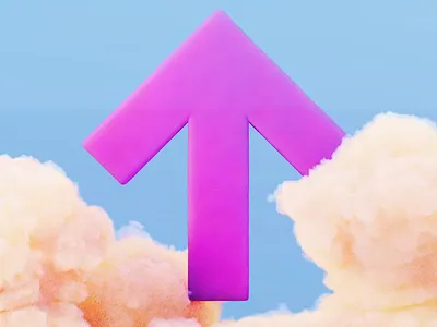 HIGHER 3d crypto design graphic design illustration